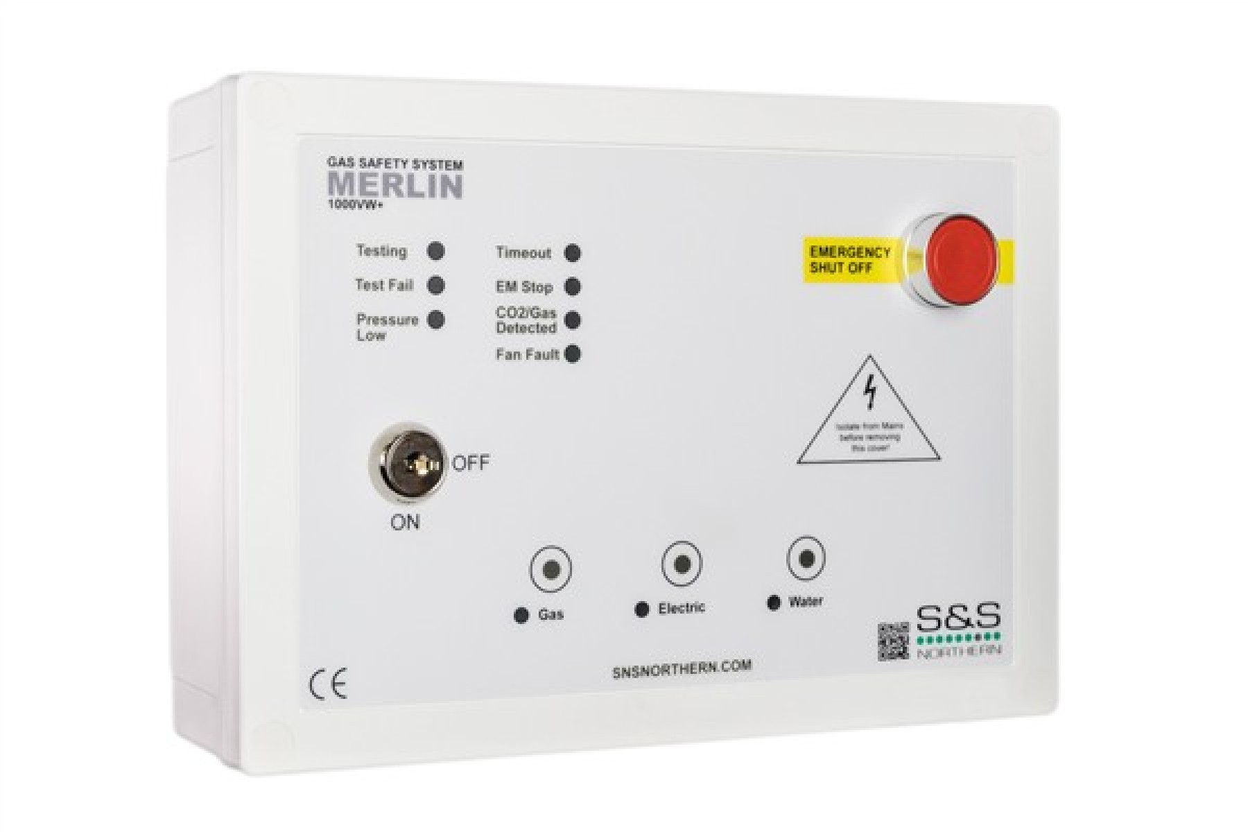 S&S 1000VW+ Gas Proving System Electrical & Water Isolation And Ventilation Monitoring