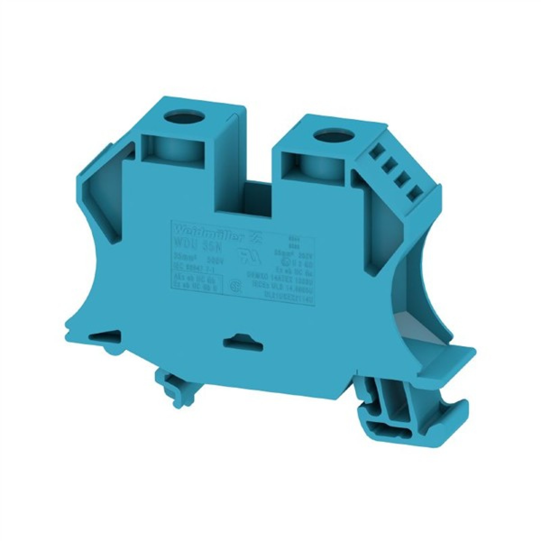 Weidmuller 1040480000 WDU 35N BL 35mm Blue Terminal Enclosed