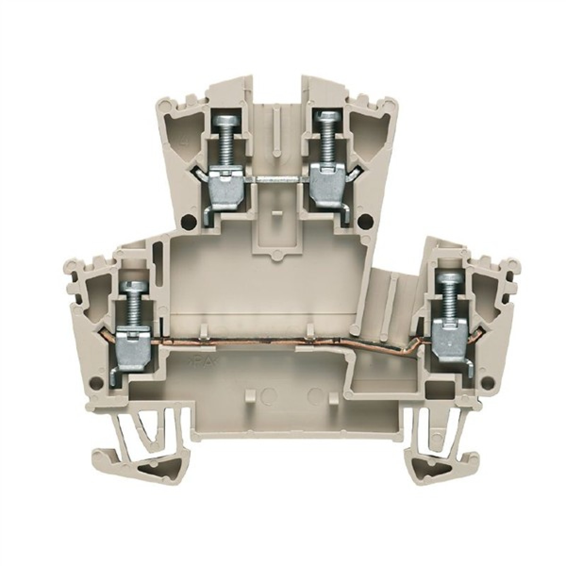 Weidmuller 1041100000 WDK 2.5 ZQV Double Deck Terminal