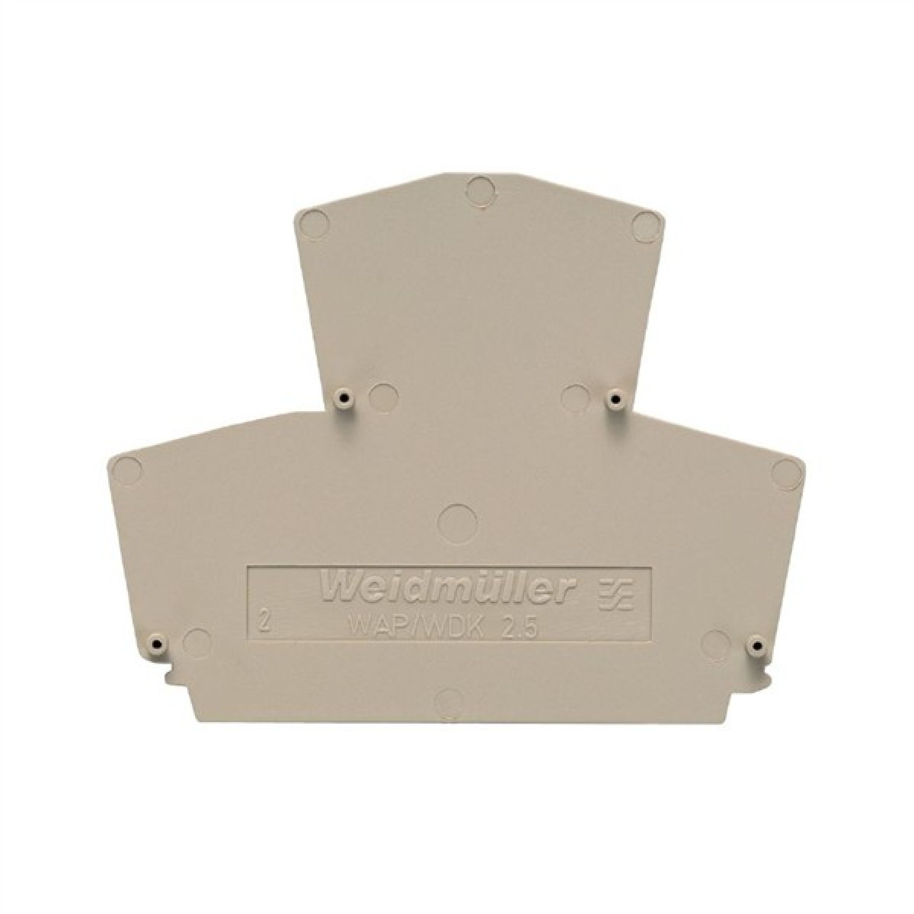 Weidmuller 1059100000 WAP WDK2.5 End Plate for WDK 2.5