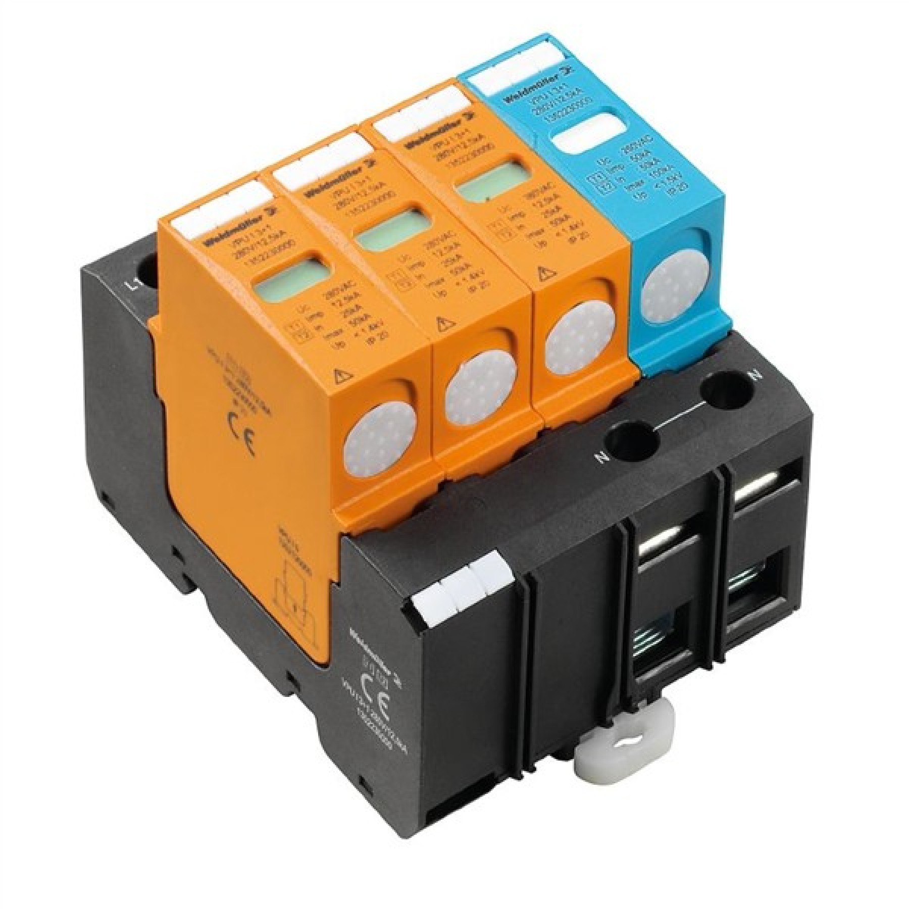 Weidmuller VPU I 3+1 R Surge Protection Module 280V 12.5kA