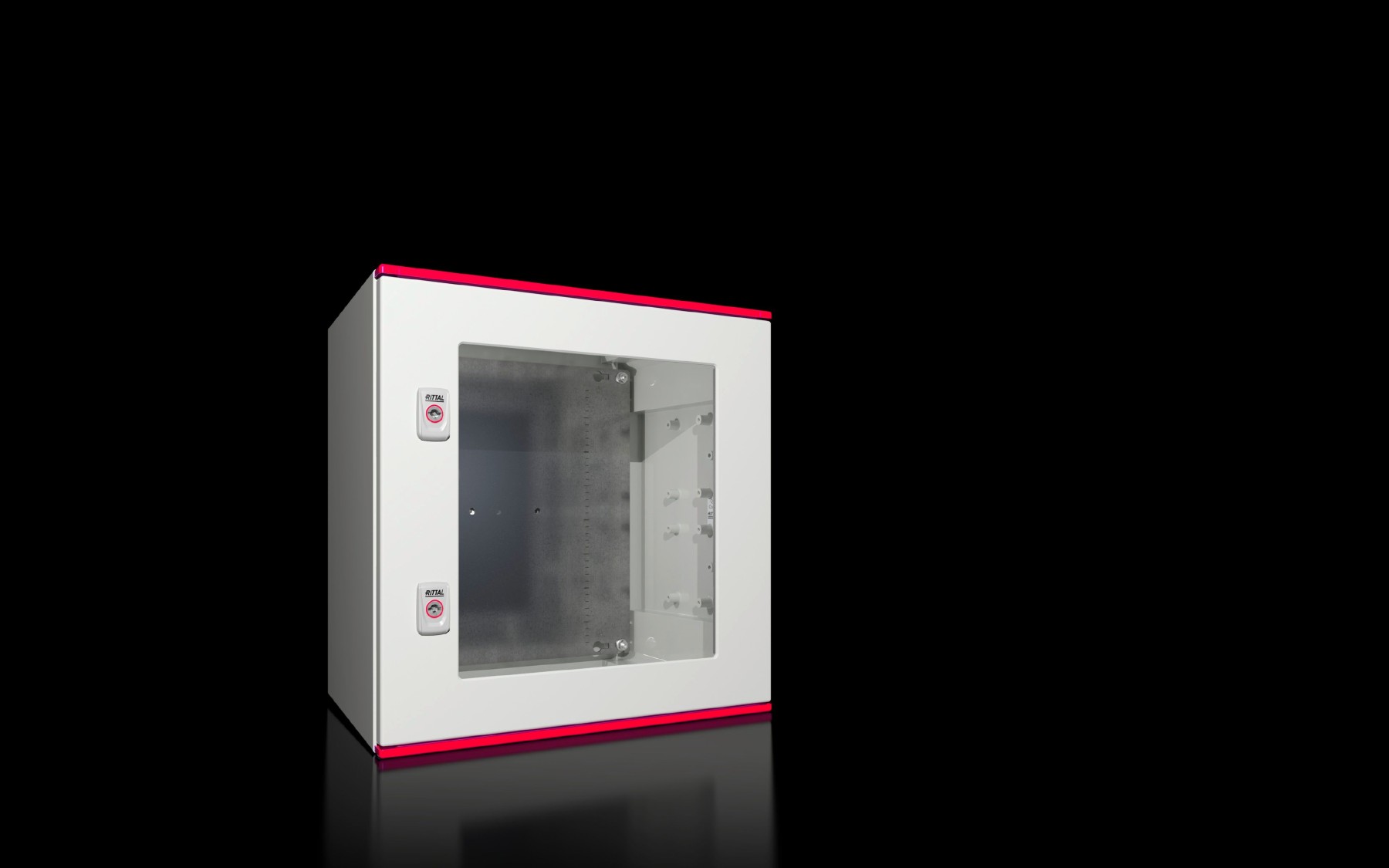 Rittal 1454000 Wall Mounted GRP w. Window 500x500x300