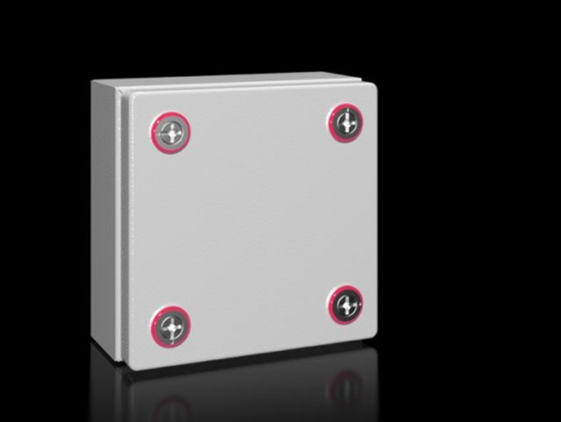 Rittal 1514000 Terminal box KX Mild Steel without gland plate 150x150x80