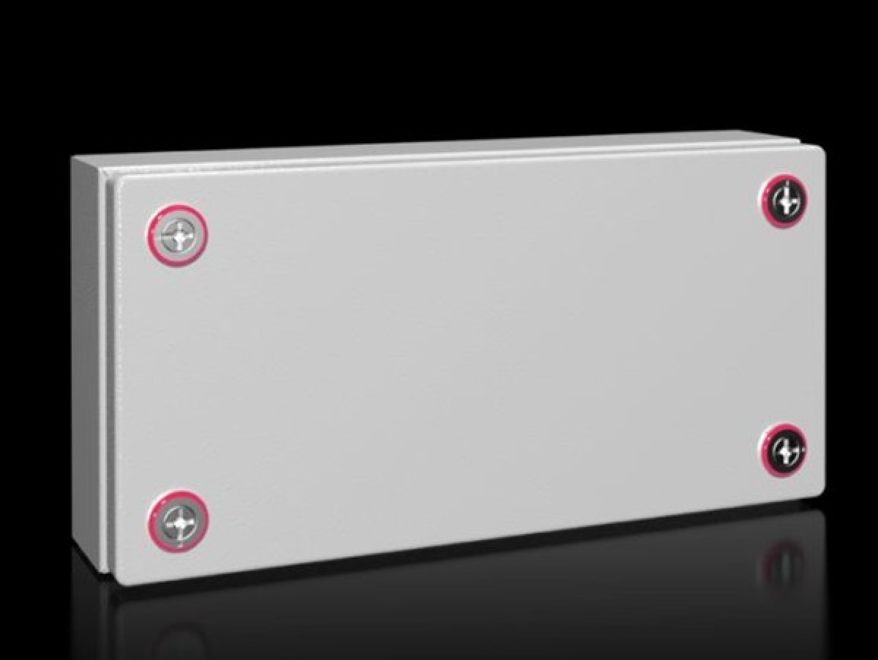 Rittal 1515000 Terminal box KX Mild Steel without gland plate 300x150x80