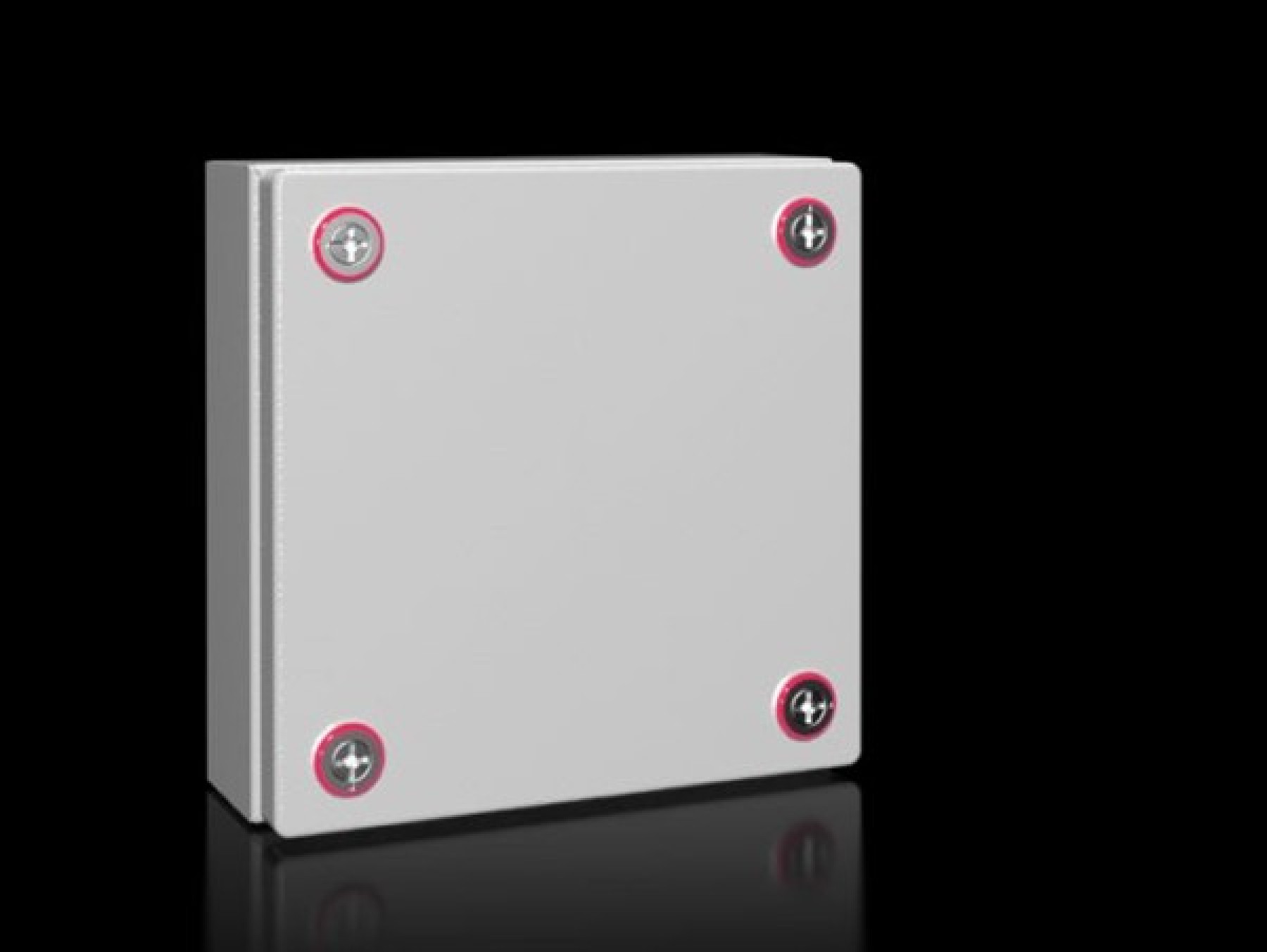 Rittal 1516000 Terminal box KX Mild Steel without gland plate 200x200x80