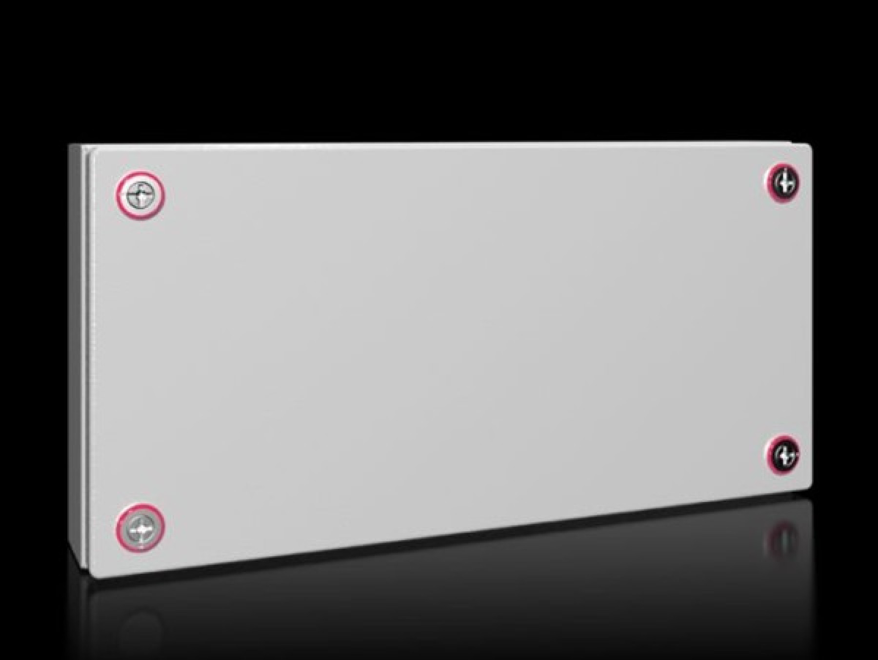 Rittal 1518000 Terminal box KX Mild Steel without gland plate 400x200x80