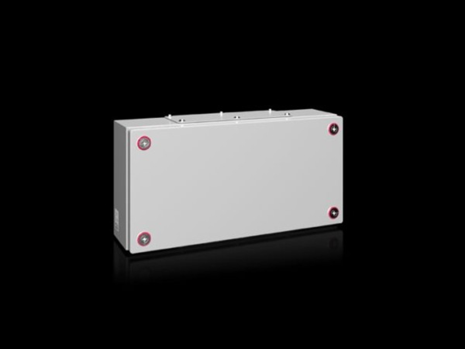 Rittal 1532000 Terminal box KX Mild Steel without gland plate 400x200x120