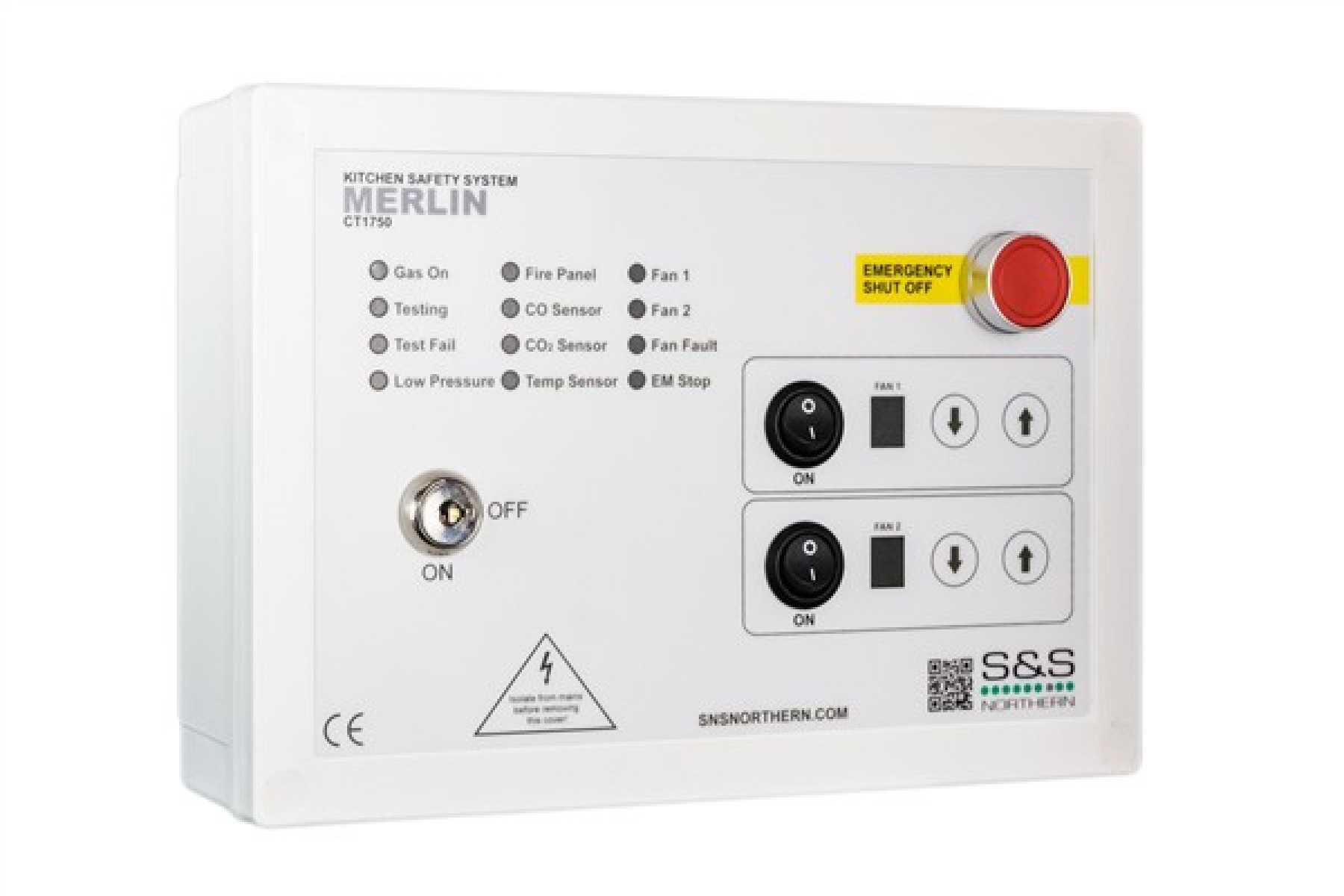 S&S 1750 Gas Interlock. Gas Proving And Ventilation Control