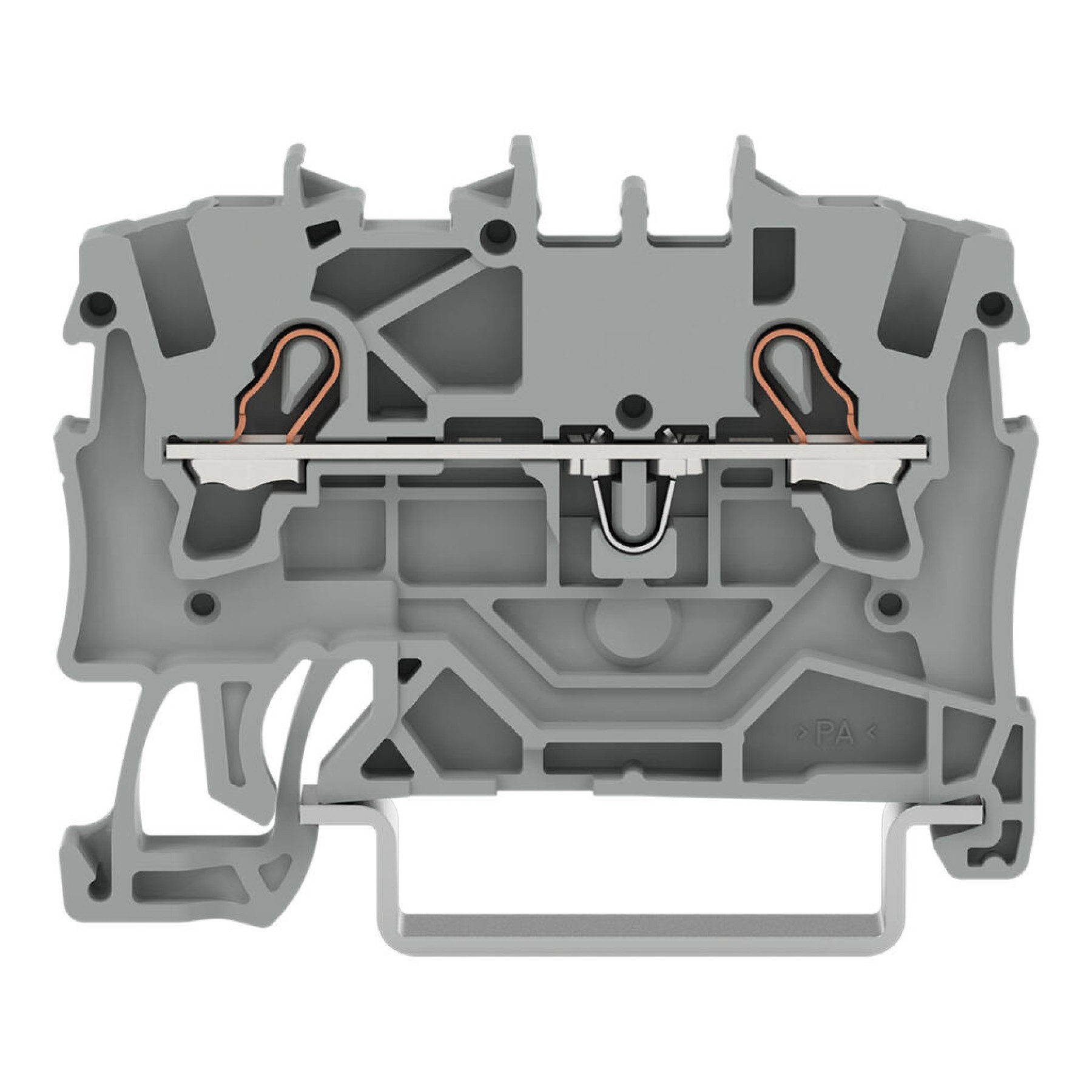 Wago 2001-1201 2-Conductor Push in Cage Clamp Terminal Block 1.5mm
