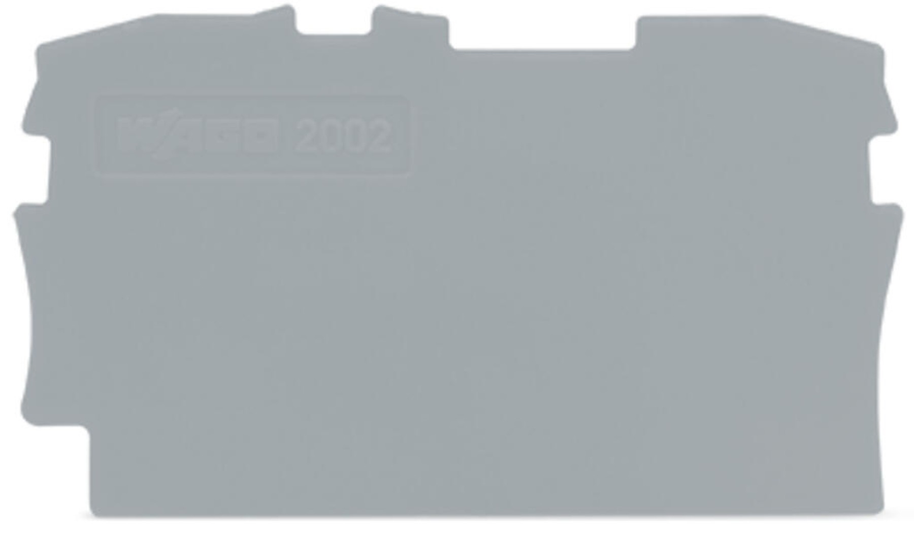 Wago 2002-1291 End Plate for 2.5mm terminal 2001-1201 & 2002-1201 Push-in CAGE CLAMP