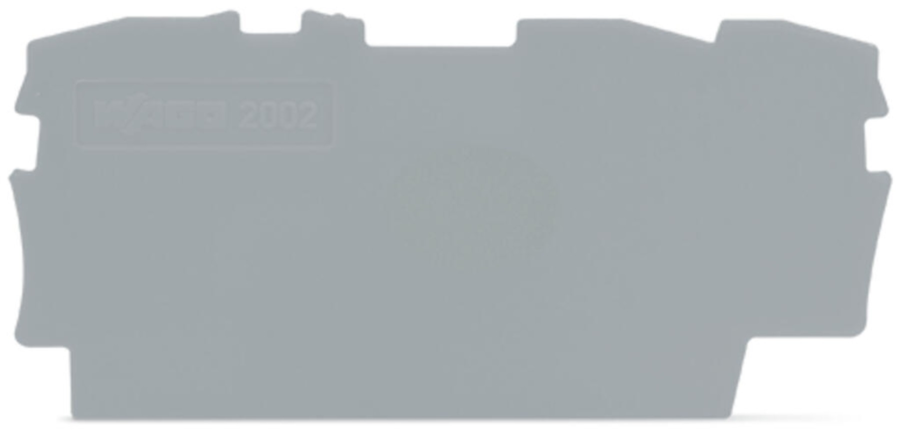 Wago 2002-1391 End plate for 2001-1301 & 2002-1301 Push-in CAGE CLAMP 3 Conductor Termiinal