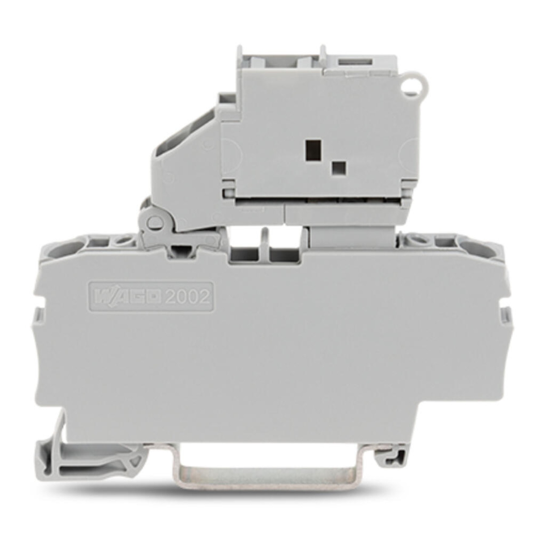 Wago 2002-1611 2-Conductor Push-in CAGE CLAMP Fuse Terminal Block 2.5mm 5 x 20 fuse