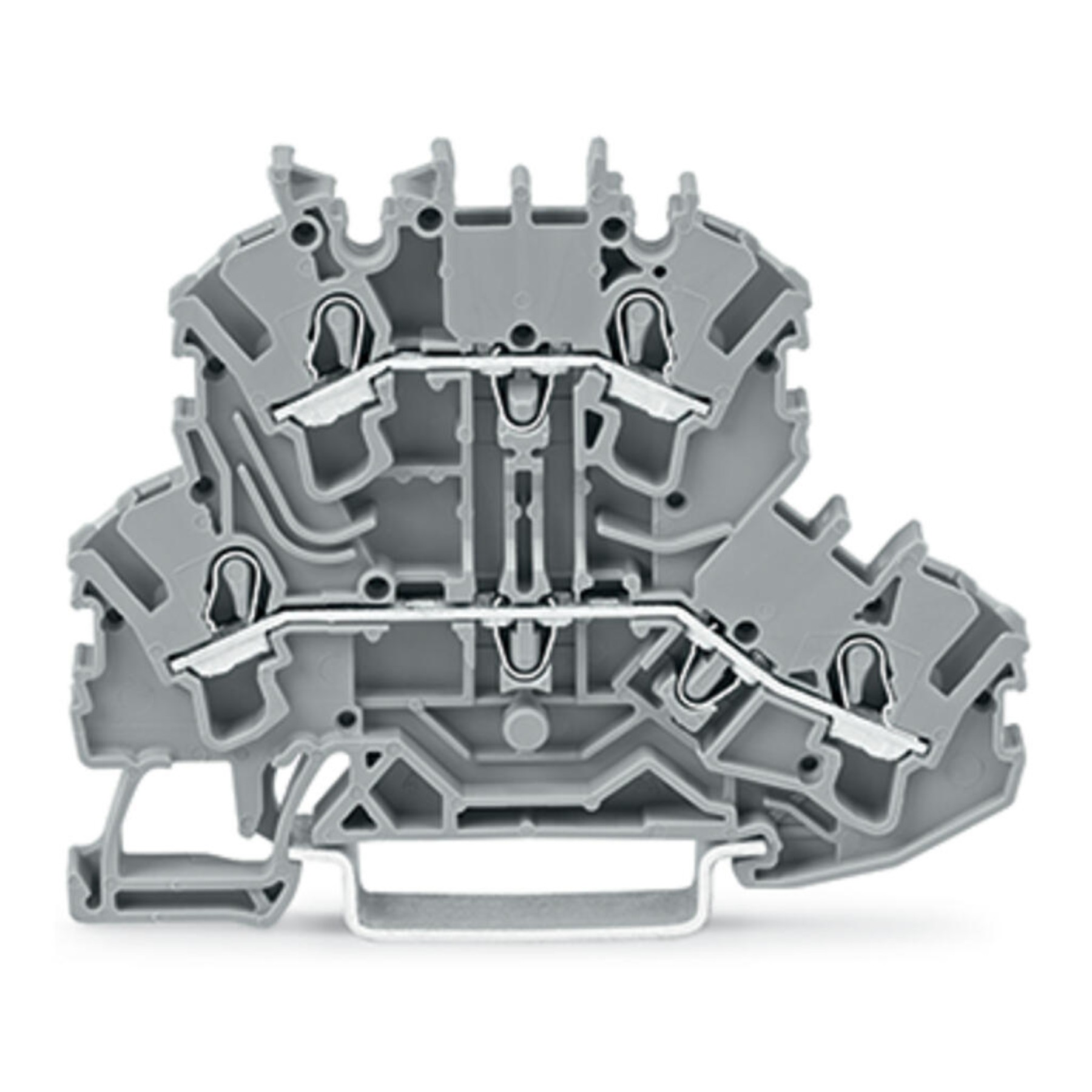 Wago 2002-2201 Double-Deck Terminal Block 2.5mm Push-in CAGE CLAMP