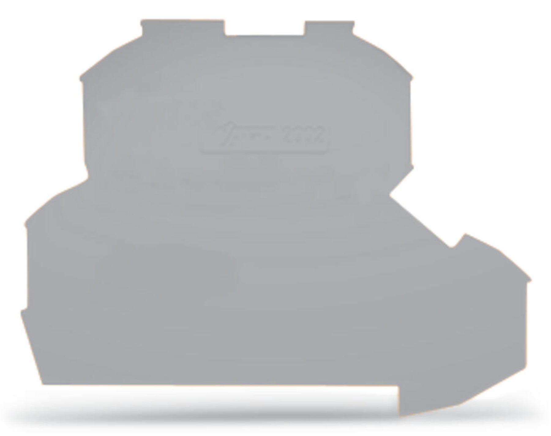 Wago 2002-2291 End Plate for double deck terminal 2.5mm Push-in CAGE CLAMP 2002-2201
