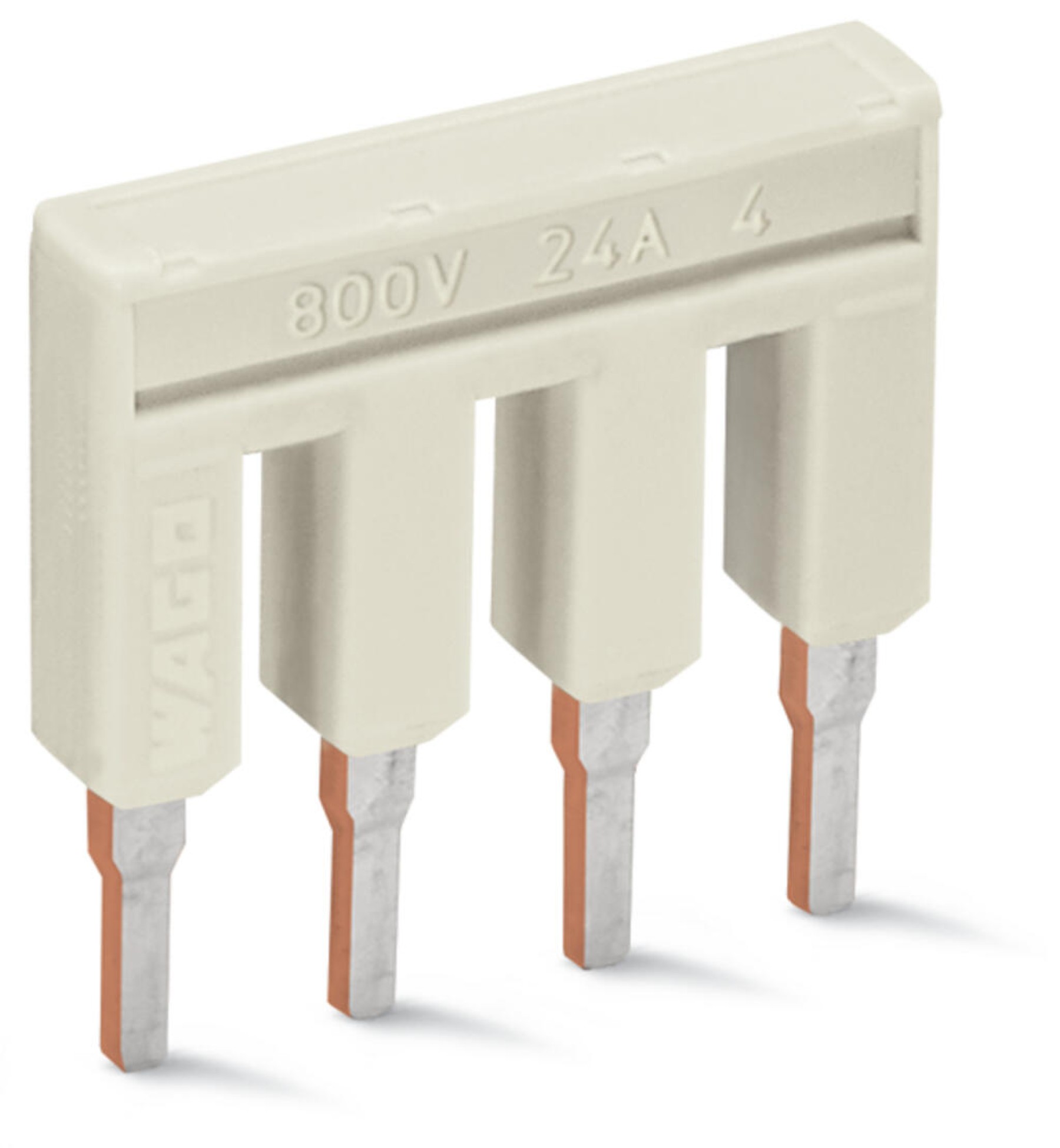 Wago 2002-404 Push-In Type Jumper Bar Insulated 4-Way 2. 5mm