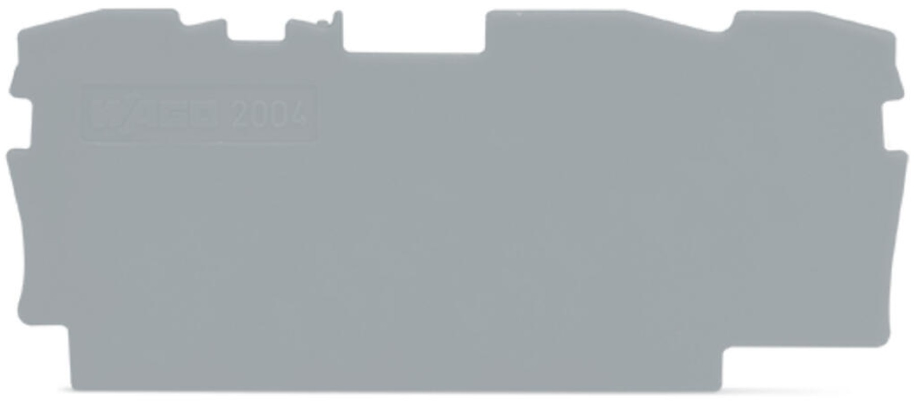 Wago 2004-1391 End plate for 2004-1301 Push-in CAGE CLAMP 3 Conductor Terminal