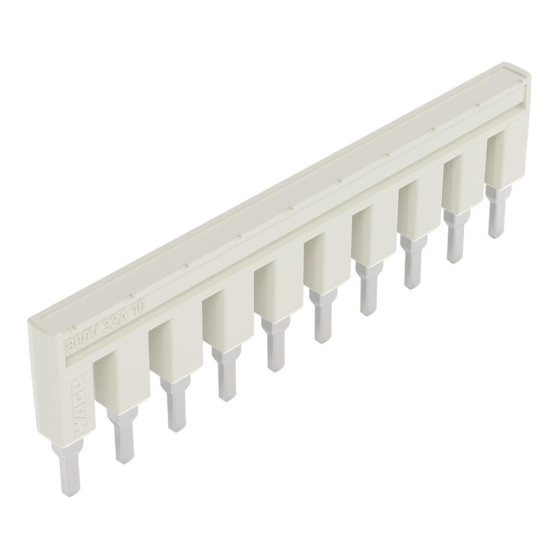 Wago 2004-410 Push-In Type Jumper Bar Insulated 10-Way for 4mm Terminal