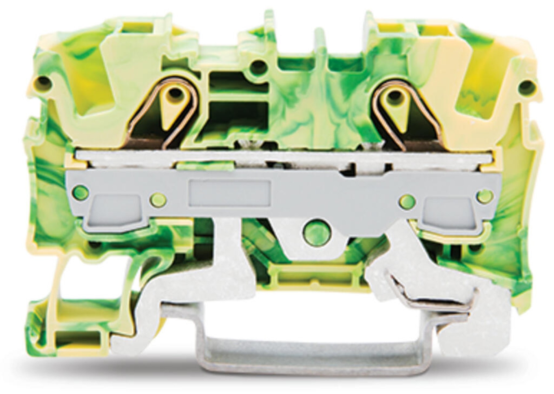 Wago 2006-1207 2-Conductor Ground Terminal Block 6mm EarthPush-in CAGE CLAMP