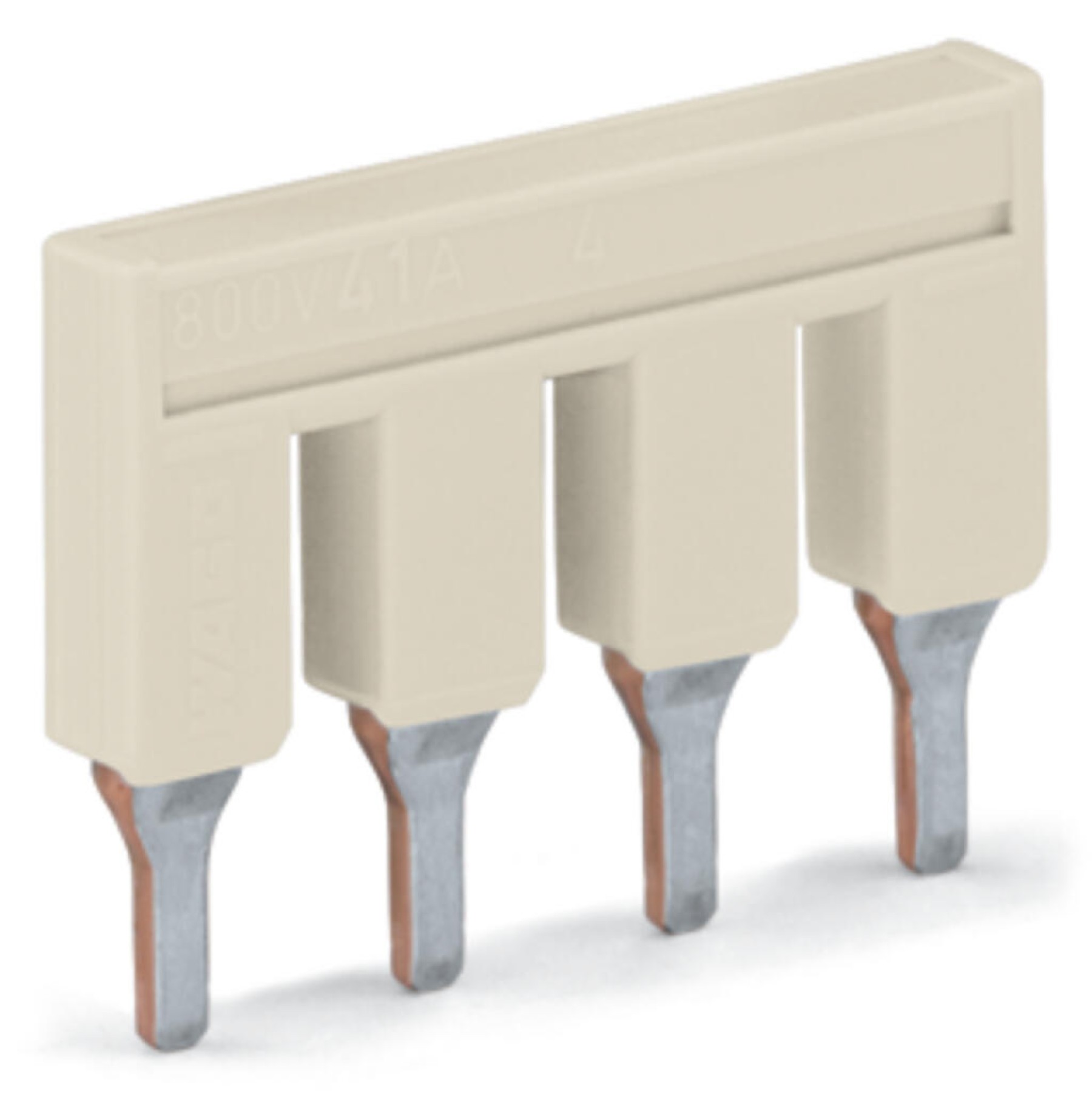 Wago 2006-404 Push-In Type Jumper Bar Insulated 4-Way 6mm
