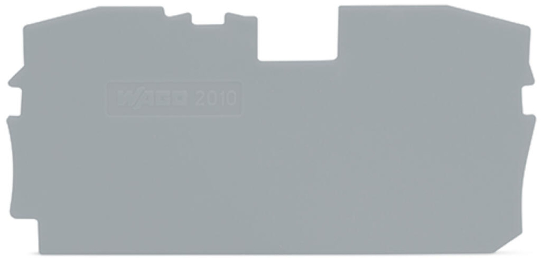 Wago 2010-1291 End Plate for 10mm Terminal 2010-1201 Push-in Cage Clamp