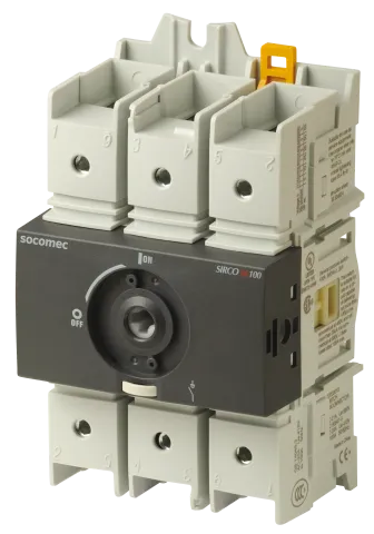 Socomec 22003011 Load break switch SIRCO M 3 Pole Isolator 125A 690 VAC Rotary switch