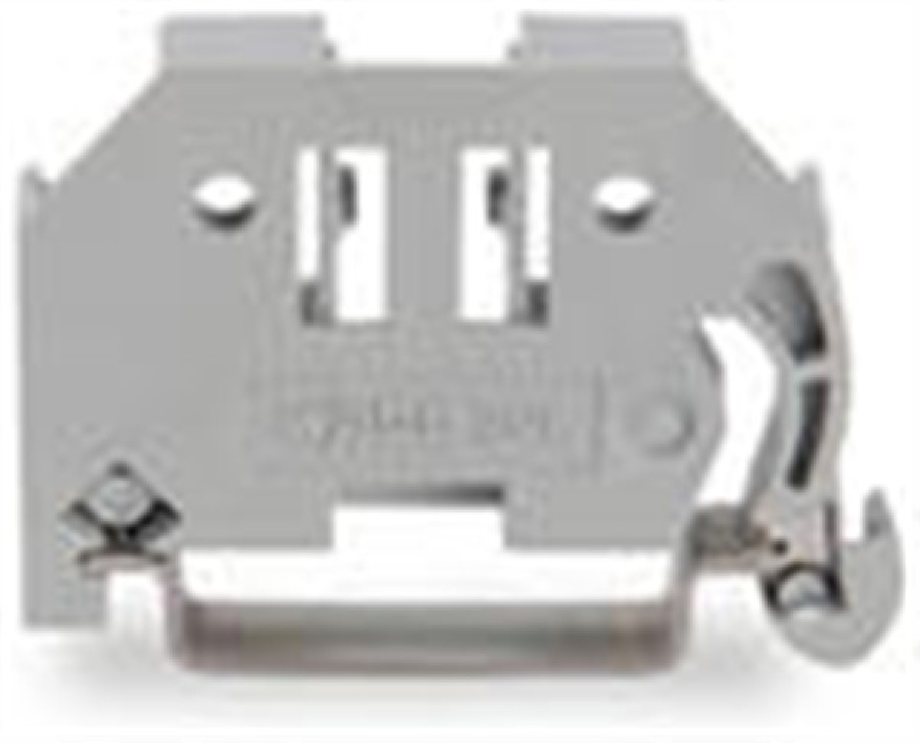 Wago 249-116 Screwless End Clamp End Stop 6 mm Wide