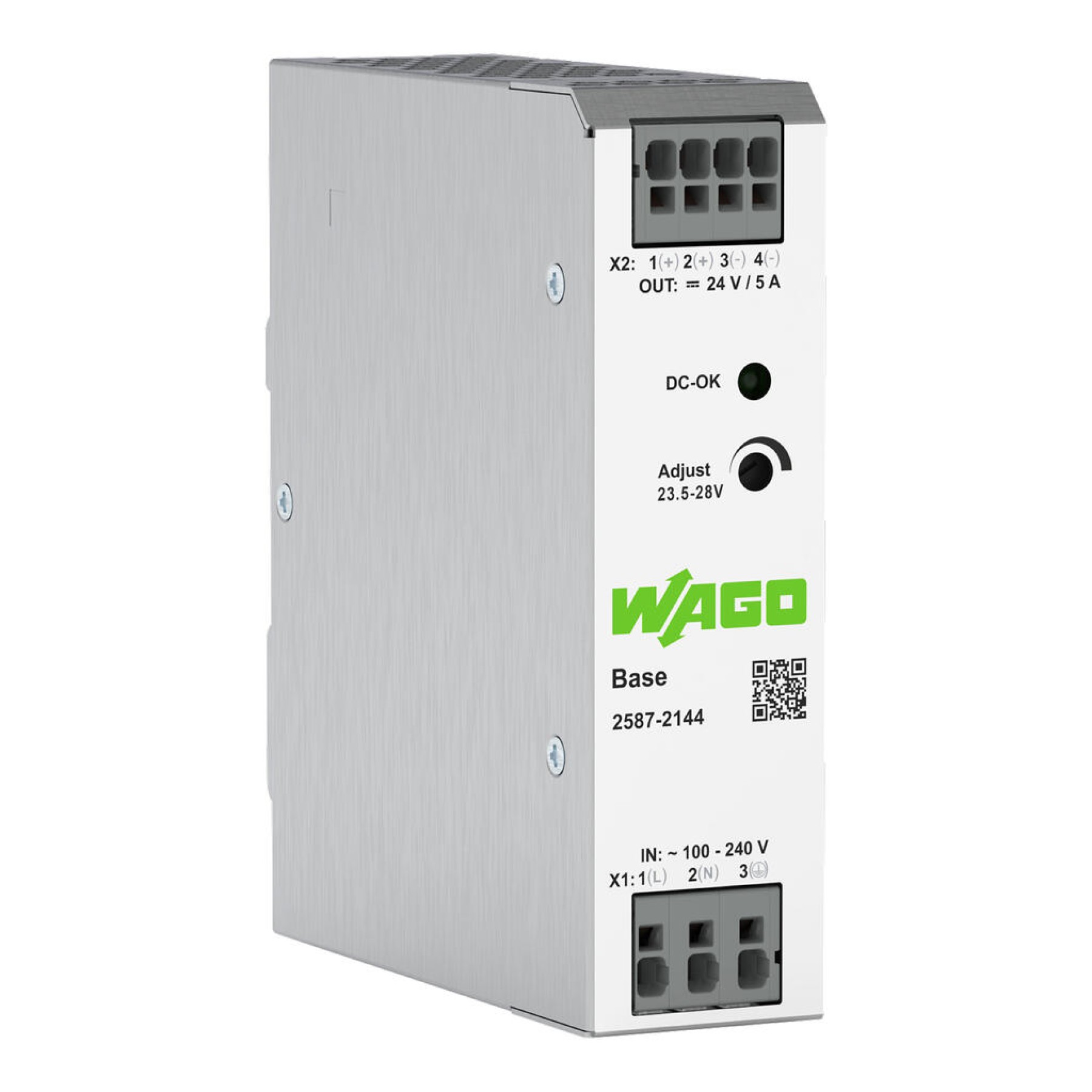 Wago 2587-2144 5A Power Supply 24VDC