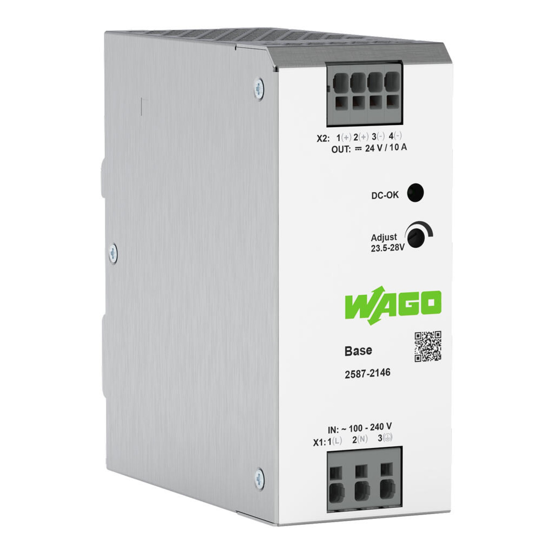 Wago 2587-2146 10A Power Supply 24VDC