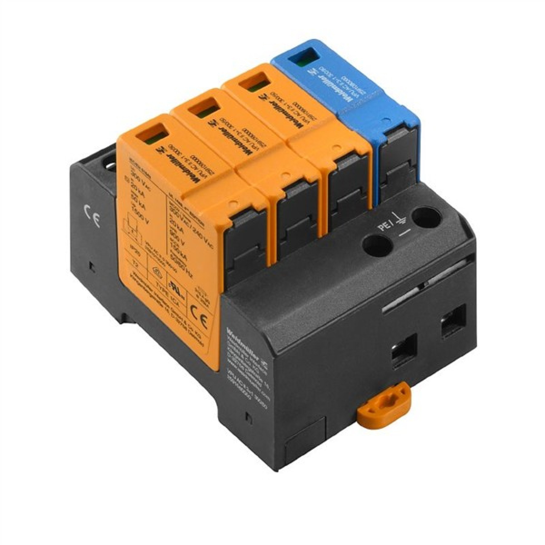 Weidmuller VPU AC II 3+1 Surge Protection Module 300V 50kA