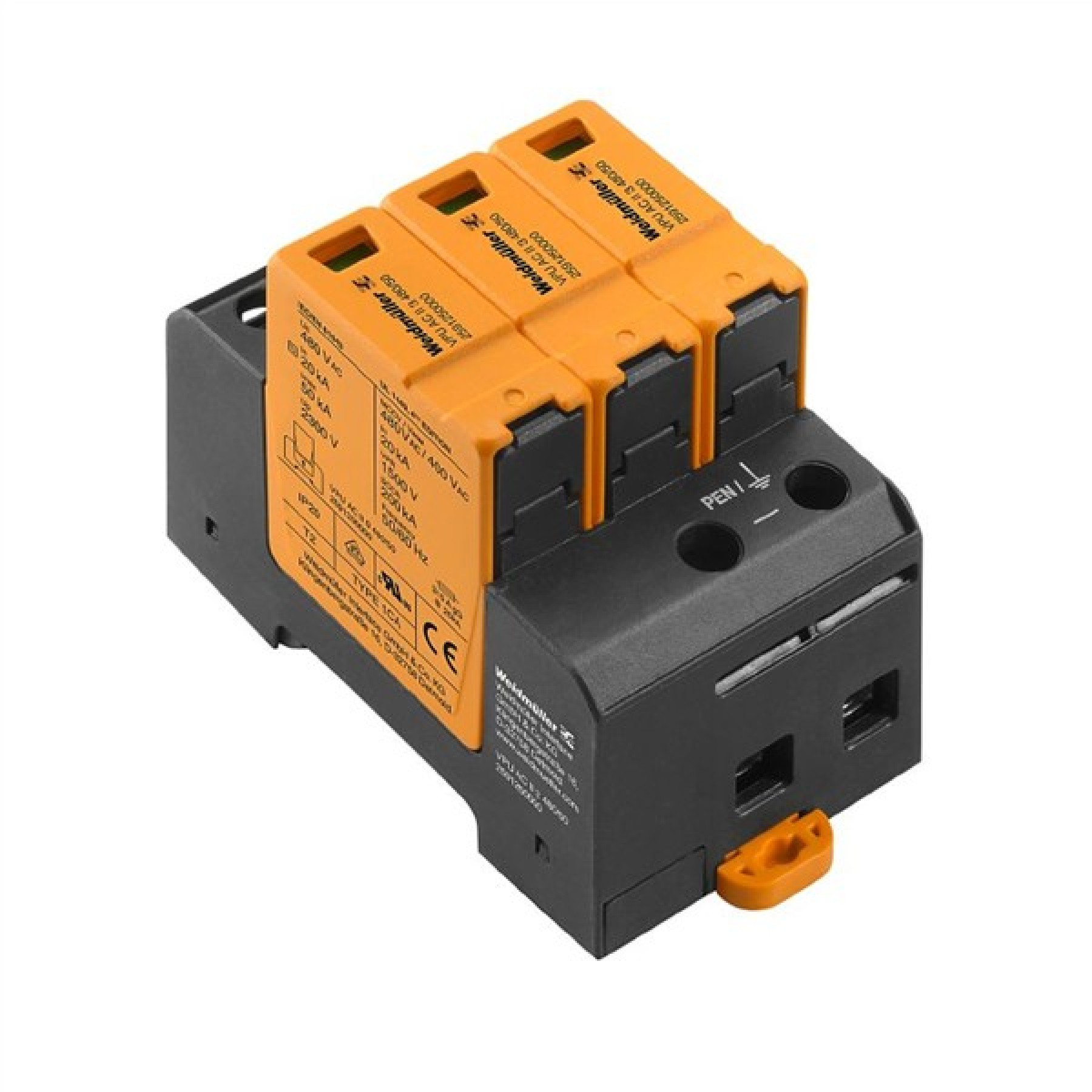 Weidmuller VPU AC II 3 Surge Protection Module 480V 50kA