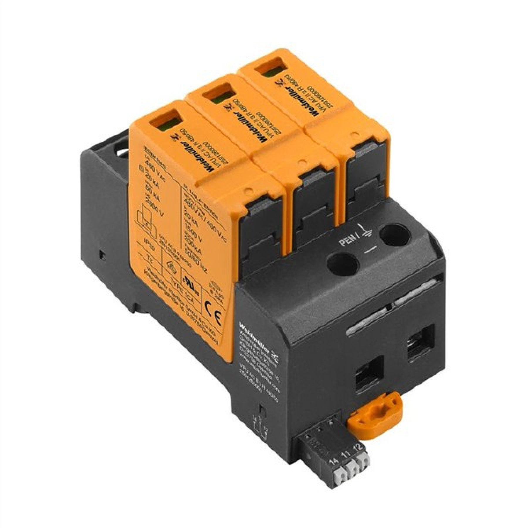Weidmuller VPU AC II 3 R Surge Protection Module 480V 50kA