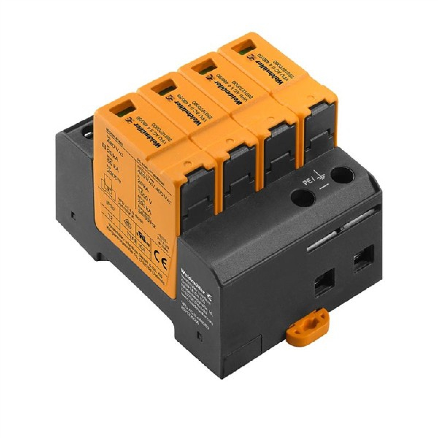 Weidmuller VPU AC II 4 Surge Protection Module 480V 50kA
