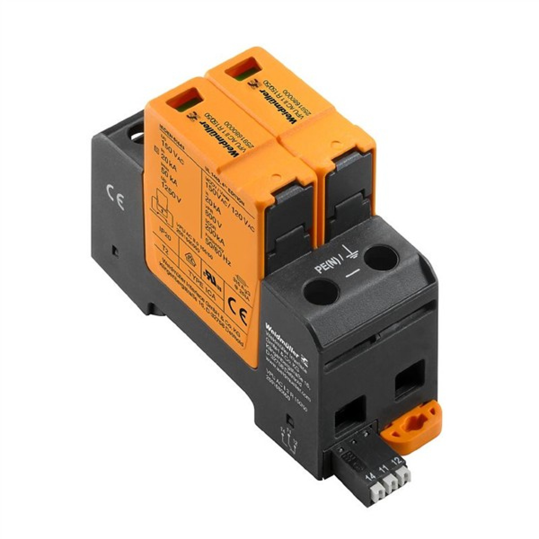 Weidmuller VPU AC II 2 R Surge Protection Module 150V 50kA
