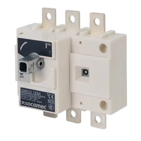 Socomec Manual Load break switch SIRCO 3P 125A 415 VAC Front Operation