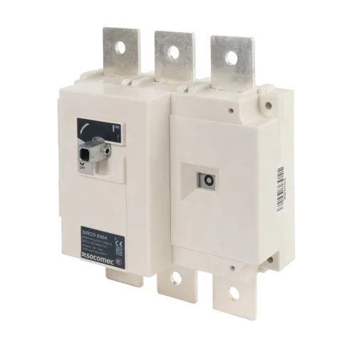 Socomec 26003064 Manual Load break switch SIRCO 3P 630A 415 VAC Front Operation