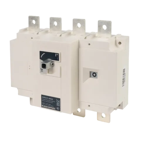 Socomec 26004041 Manual Load break switch SIRCO 4P 400A 415 VAC Front Operation