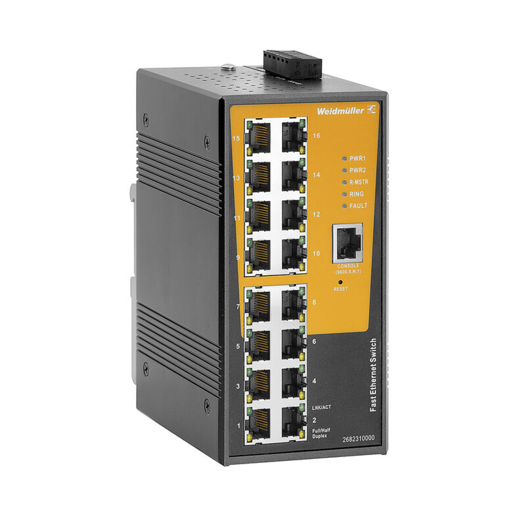 Weidmuller 2682310000 Ethernet Switch 16 port Managed 24VDC IE-SW-AL16M-16TX