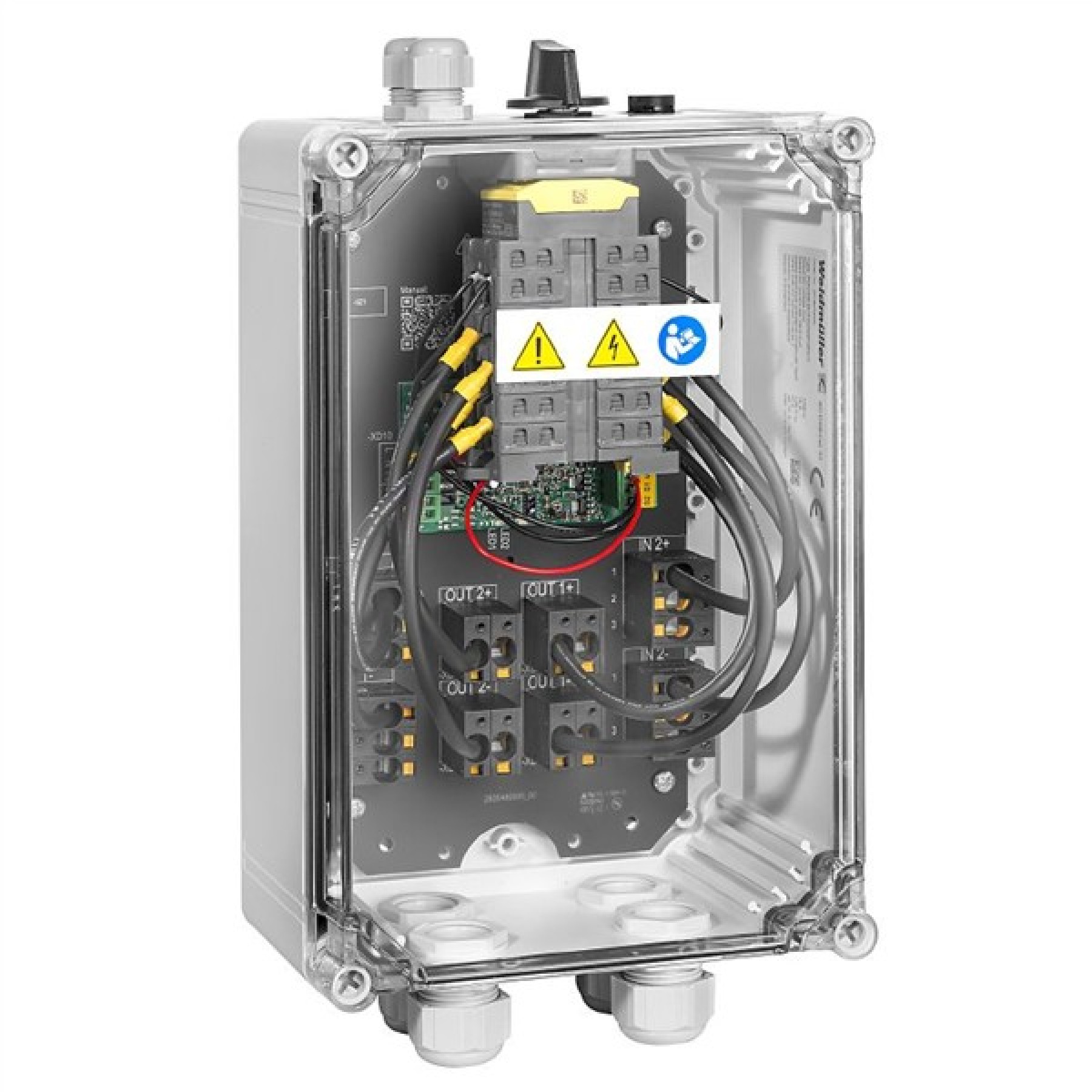Weidmuller Photovoltaics Combiner Box Fireman's switch PV Next DC Combiner Box 2 In / 1 Out 2 MPP RD CG 11