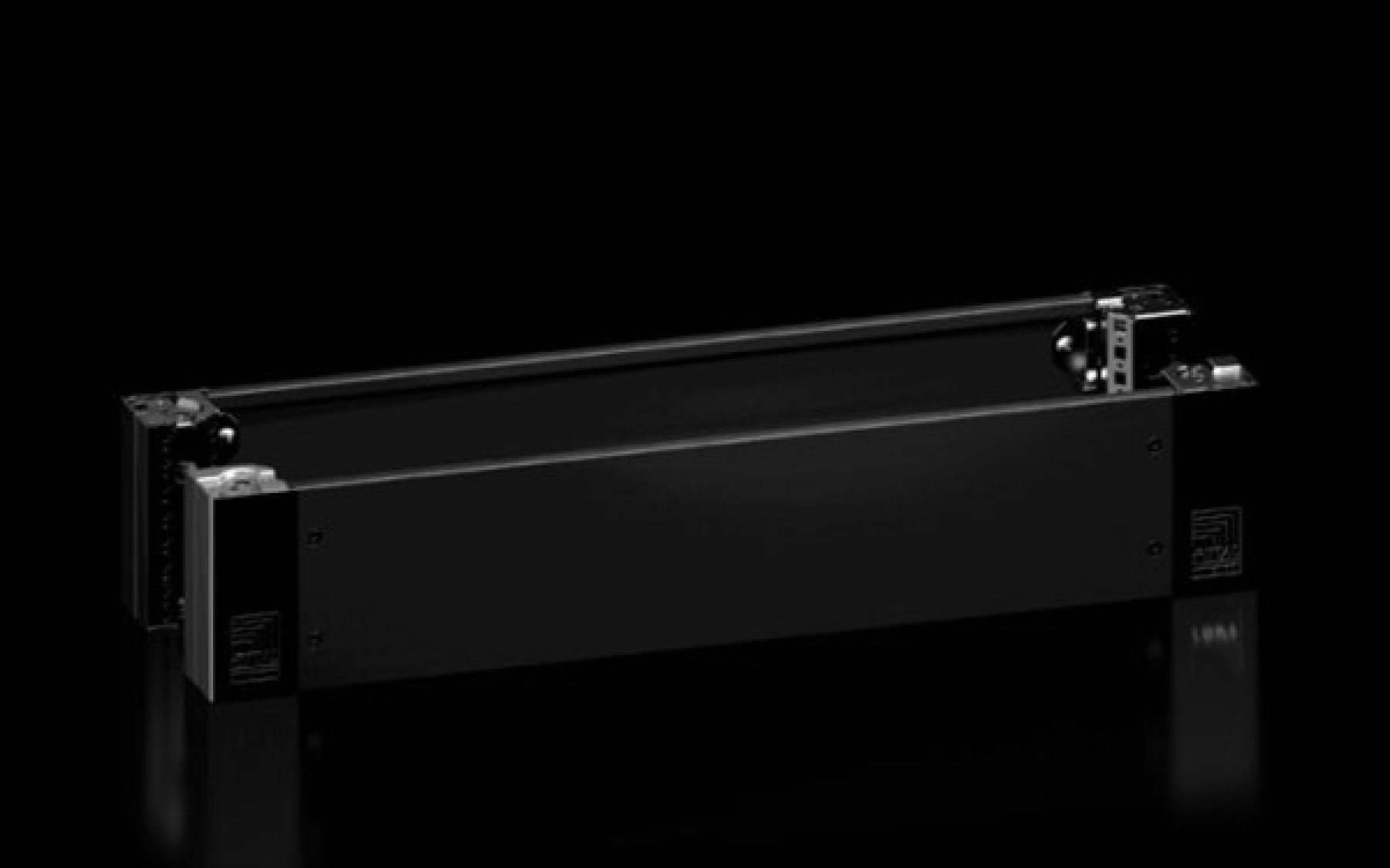 Rittal Ax Base/Plinth Corner Pieces With Panels Front And Rear H: 100 Mm For W: 1000 Mm Ral 9005