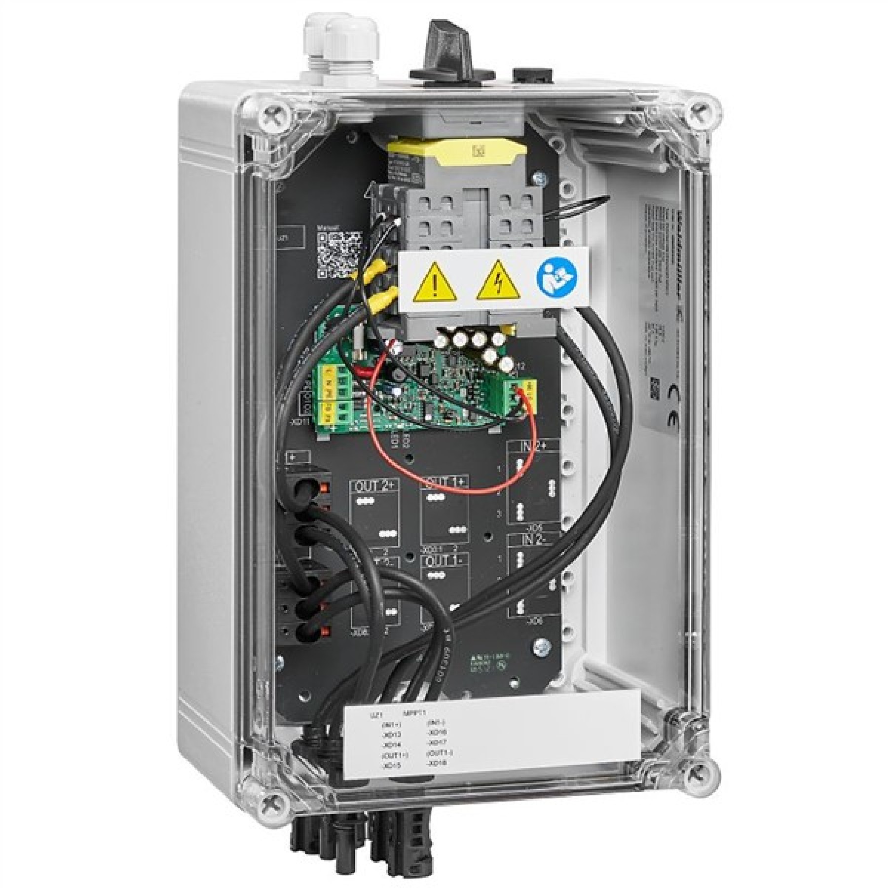 Weidmuller Photovoltaics Combiner Box Fireman's switch PV Next DC Combiner Box 2 In / 1 Out 1 MPP RD EVO 11