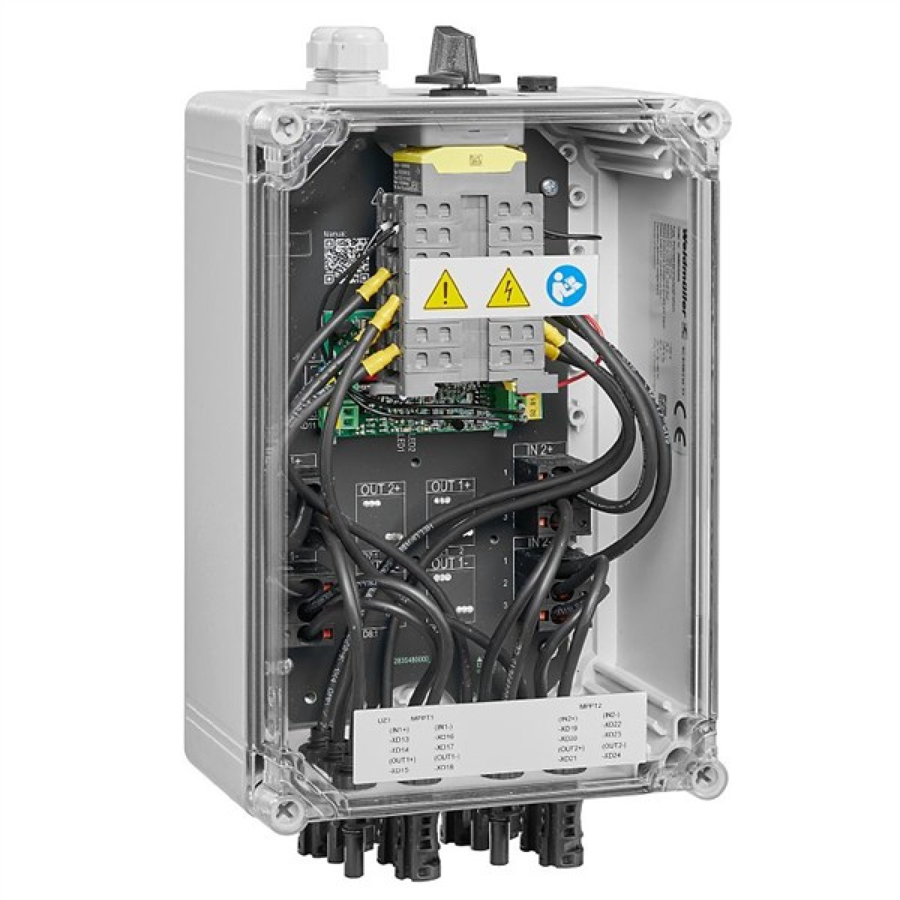 Weidmuller Photovoltaics Combiner Box Fireman's switch PV Next DC Combiner Box 2 In / 1 Out 2 MPP RD EVO 11