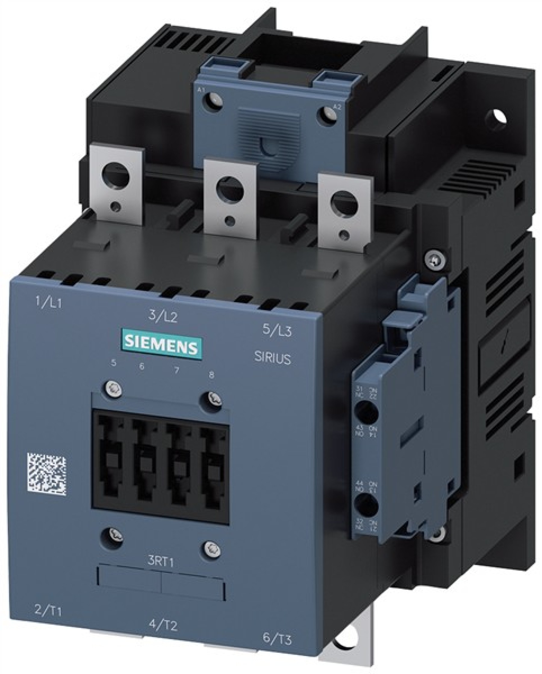 Siemens 3RT10556AB36 Contactor 150A 150AMP 75KW 3 POLE 400V 23-26VAC/DC 2NO+2NC