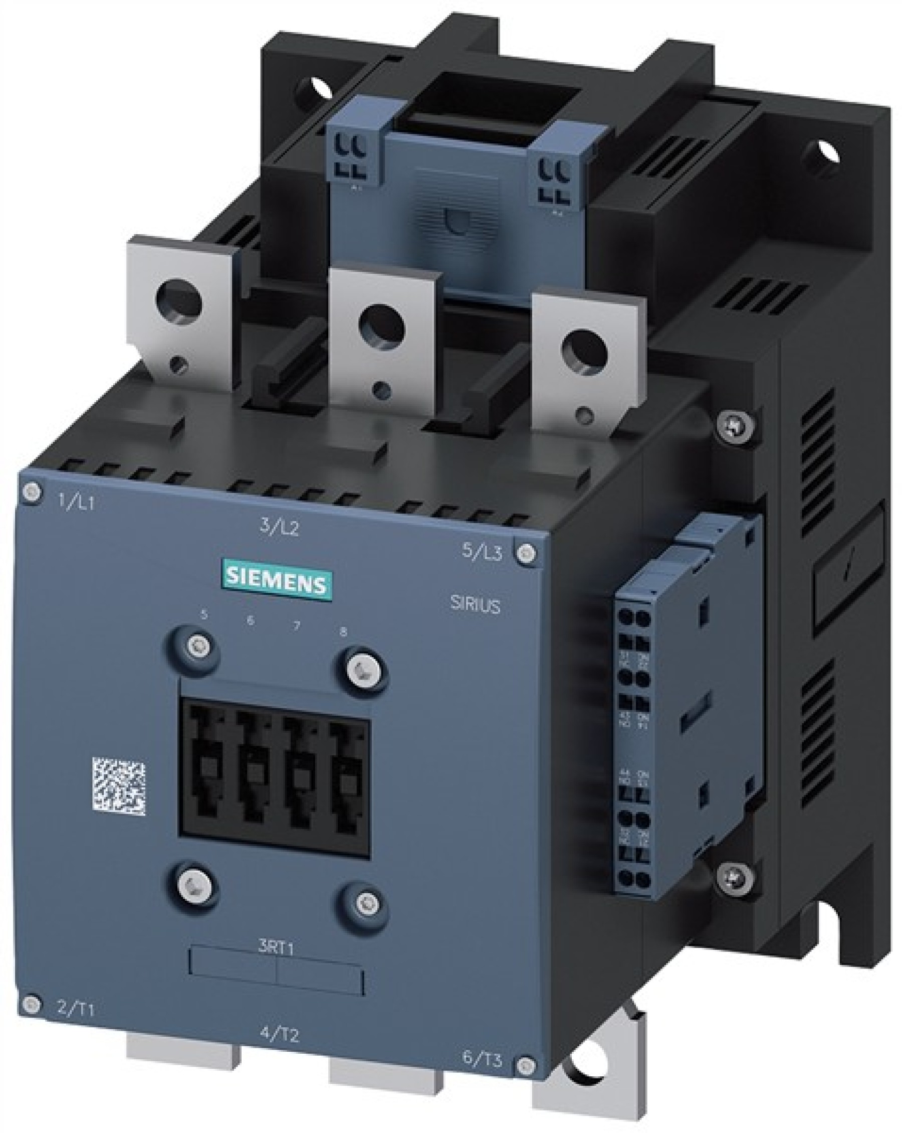 Contactor AC-3e 265 A/132 kW/400 V 3-pole 110-127 V AC/DC 2 NO+2 NC con...