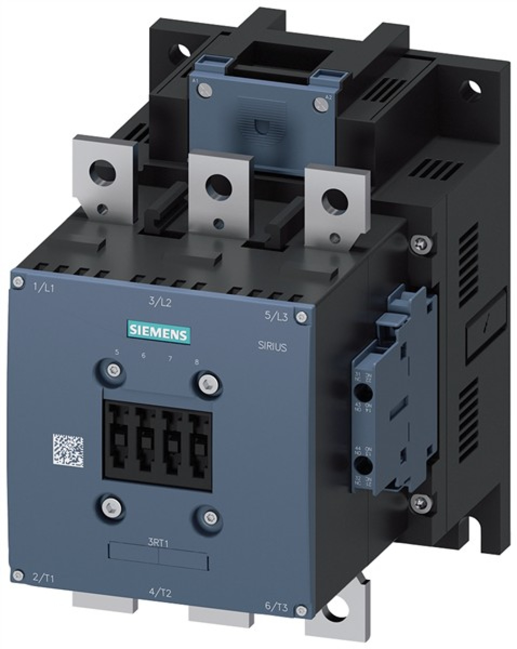 Siemens 3RT10656AF36 Contactor 265A 265AMP 160KW 3 POLE 400V 110VAC-127VAC/DC 2NO+2NC
