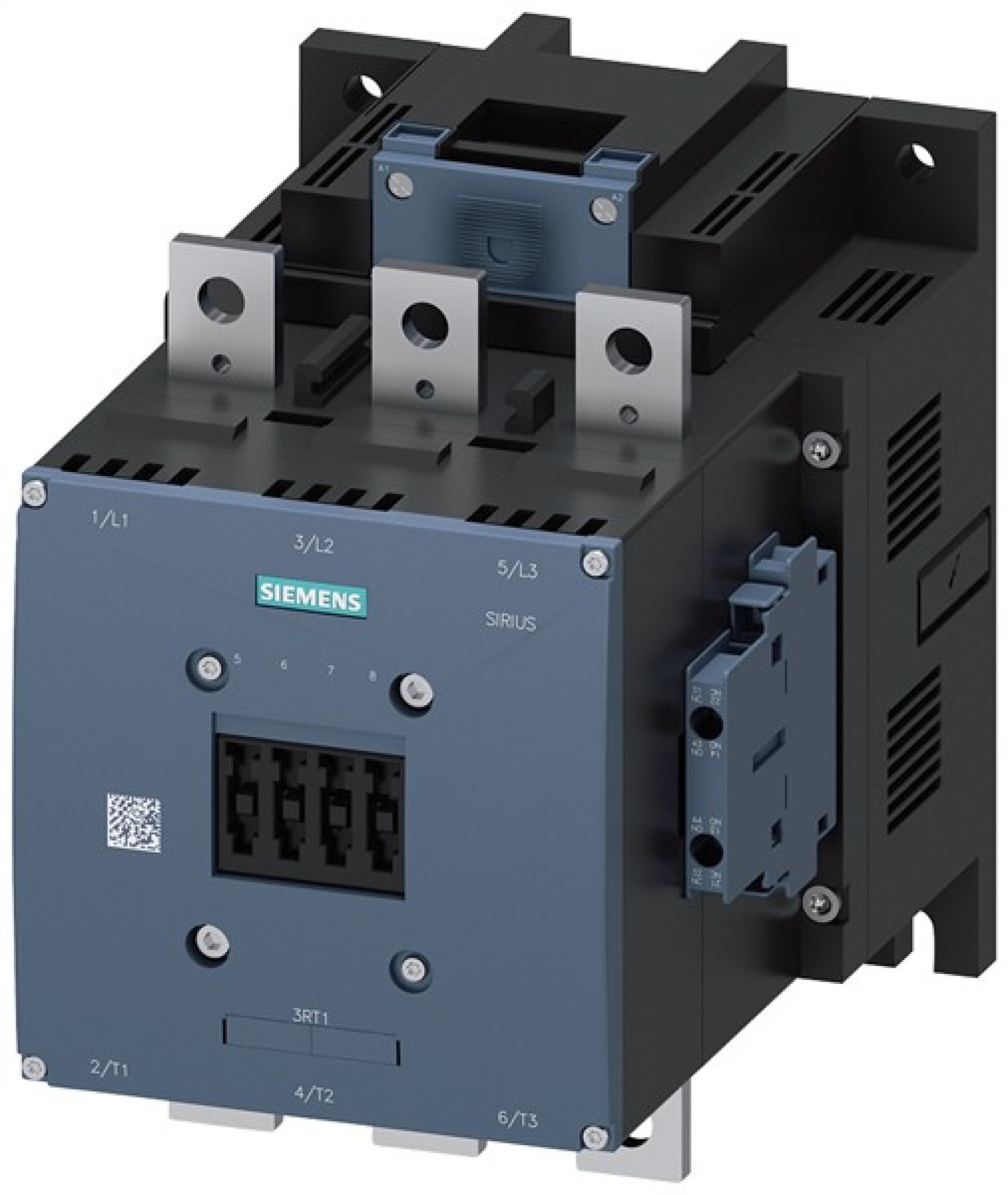 Siemens 3RT10766AF36 Contactor 500A 500amp 250KW 3 POLE 400V 110VAC-127VAC/DC 2NO+2NC
