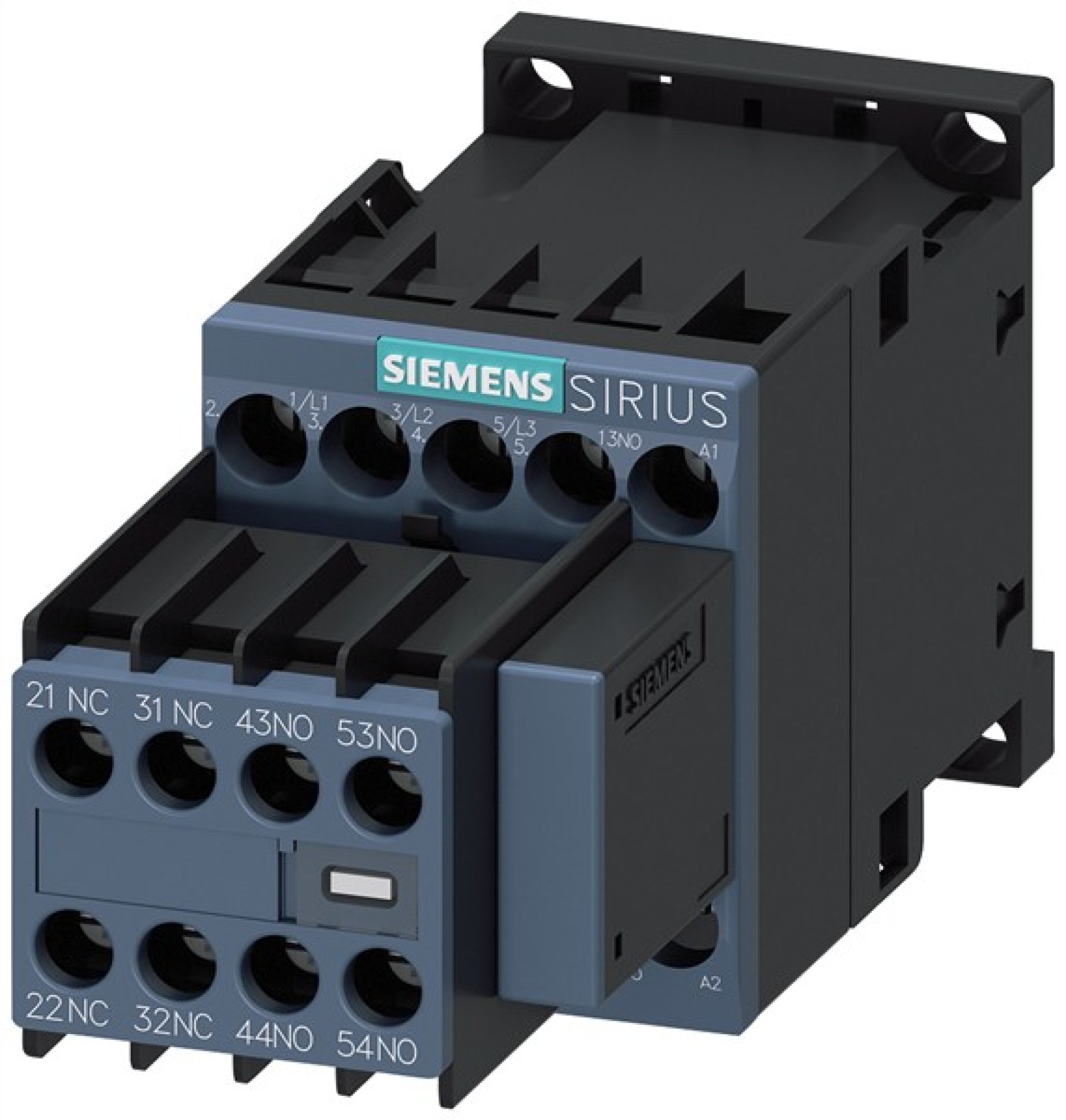 Contactor AC-3e 9 A/4 kW/400 V 3-pole 110 V AC 50/60 Hz 3 NO+2 NC scre...