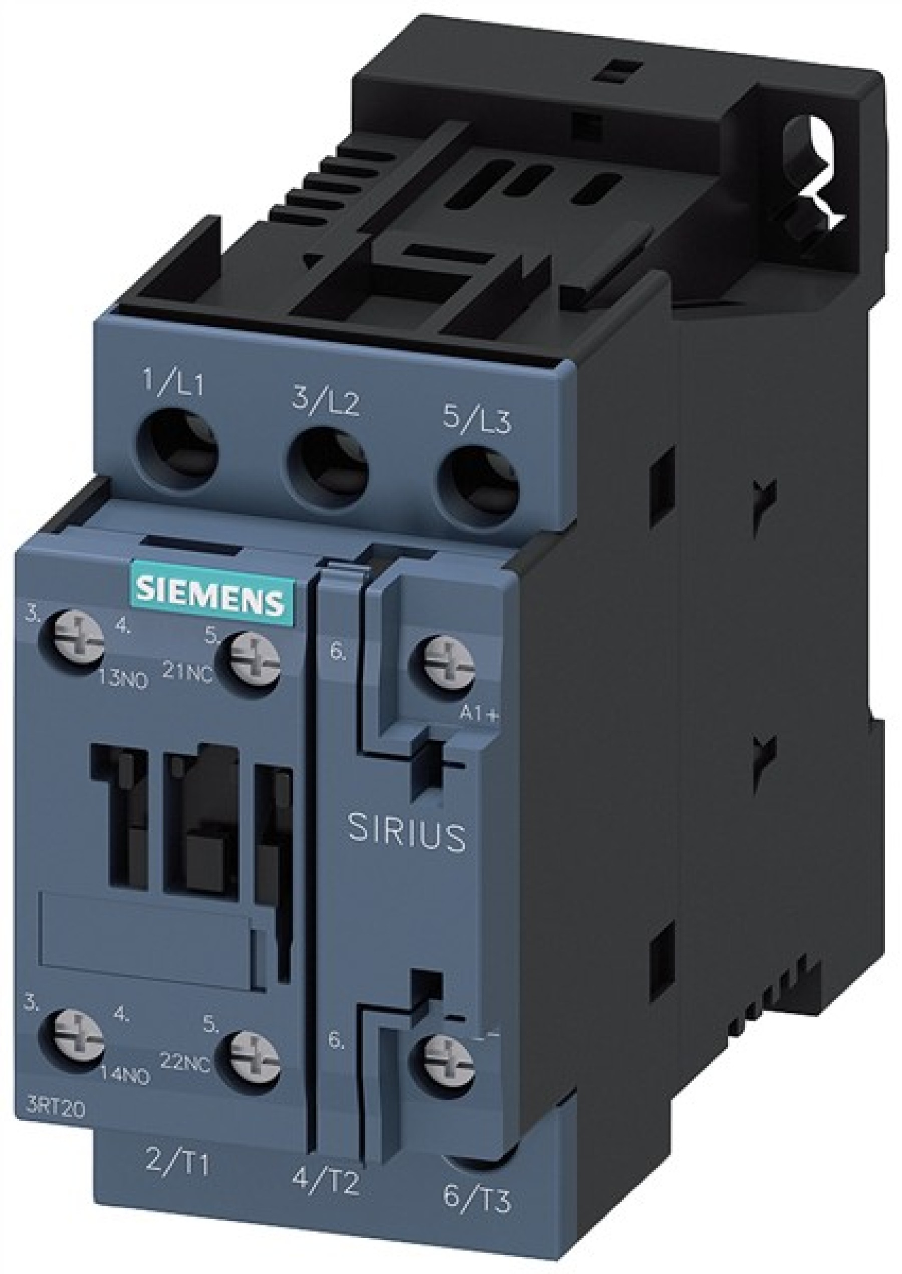 Contactor AC-3e 38 A/18.5 kW/400 V 3-pole 21-28 V AC/DC 1 NO+1 NC screw...