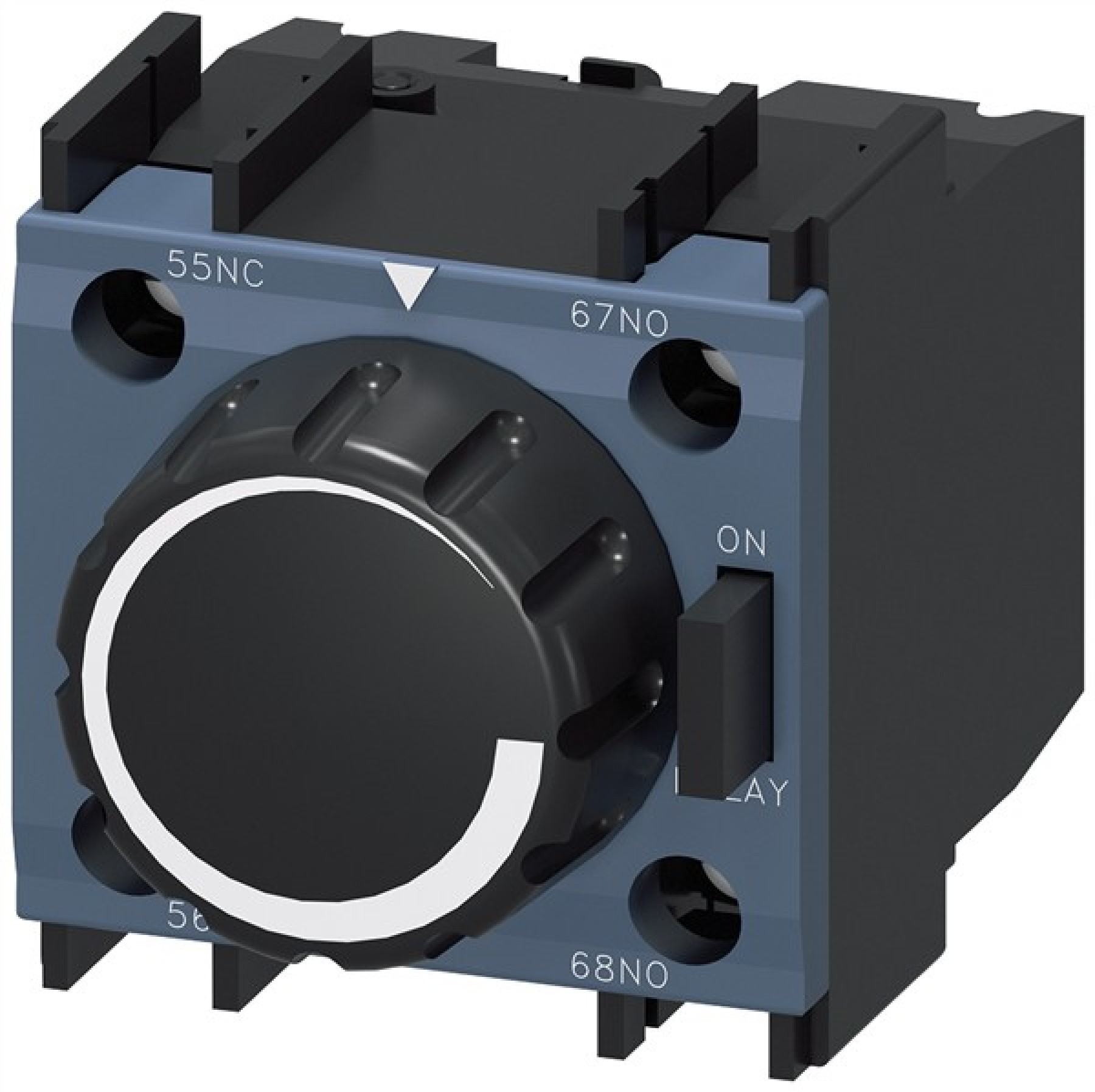 Pneumatic timing relay block ON-delay 1-30s 1NO+1NC for motor contactors S0