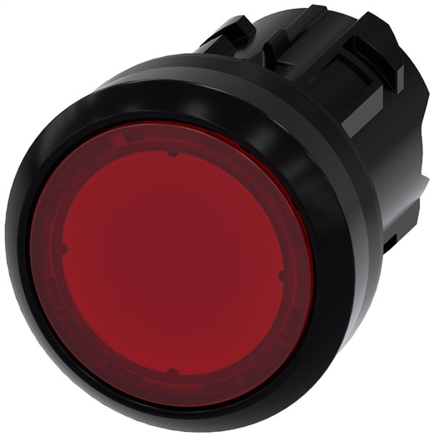 Siemens 3SU10010AB200AA0 SIRIUS ACT Illuminated Plastic PushButton Red