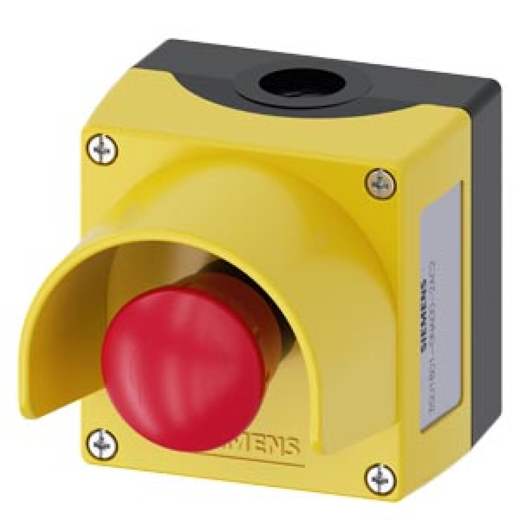 Siemens 3SU18010NA002AC2 SIRIUS ACT 3SU18 Series Twist Release Emergency Stop Push Button With Protective Collar Surface Mount 1 NC IP66 IP67 IP69